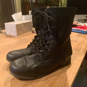 Black Combat Boots